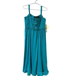 Baby Phat Kimora Lee Simmons Girls Sleeveless Midi Dress size L NWT